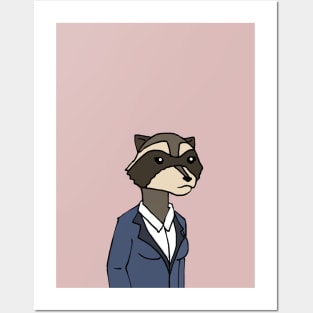 Office Raccoon Posters and Art